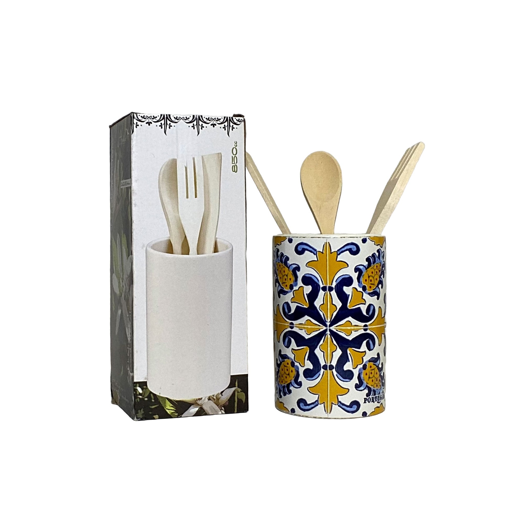 Mosaic Wooden Utensils