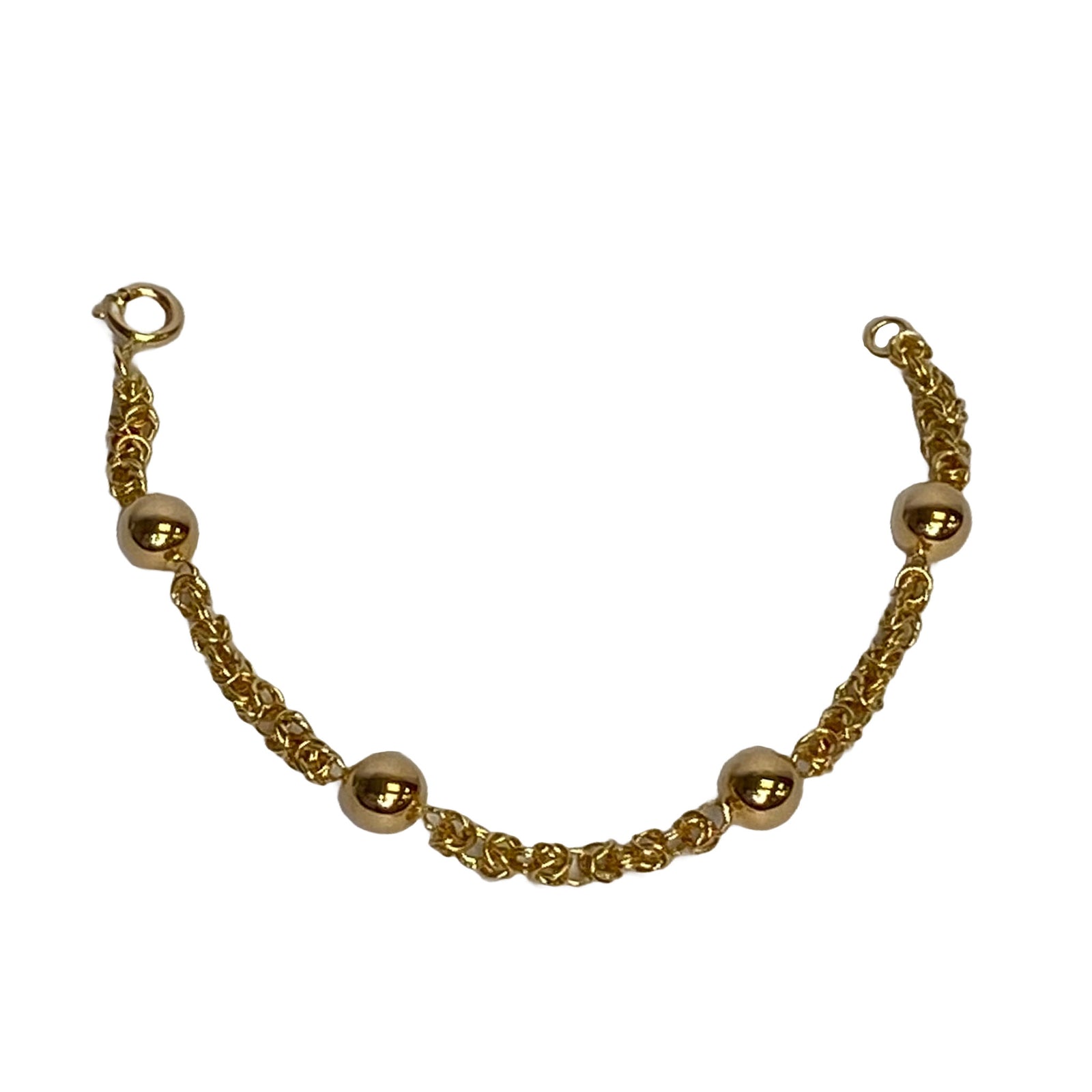 Bracelet Gold Beads