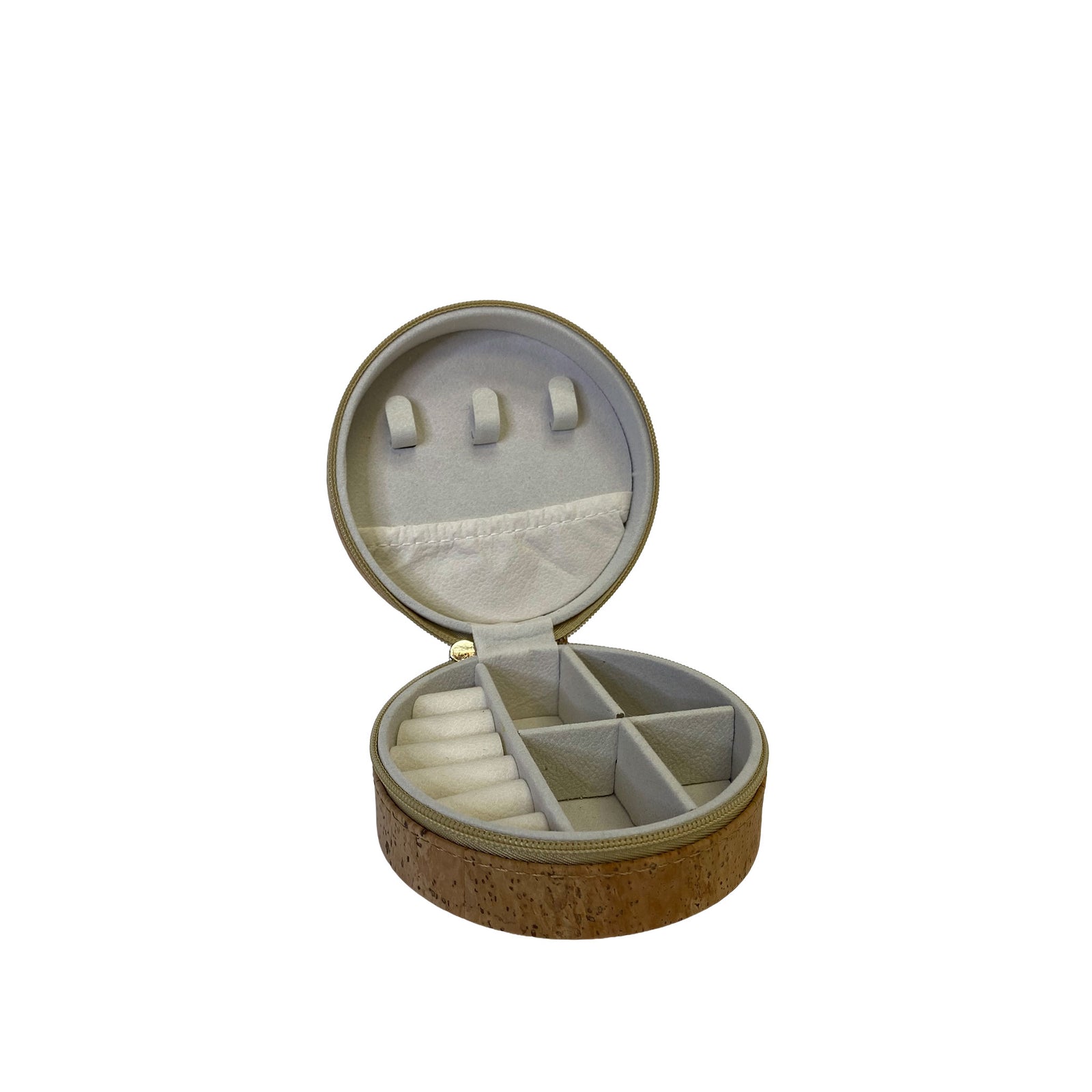 Round Cork Jewelry Box
