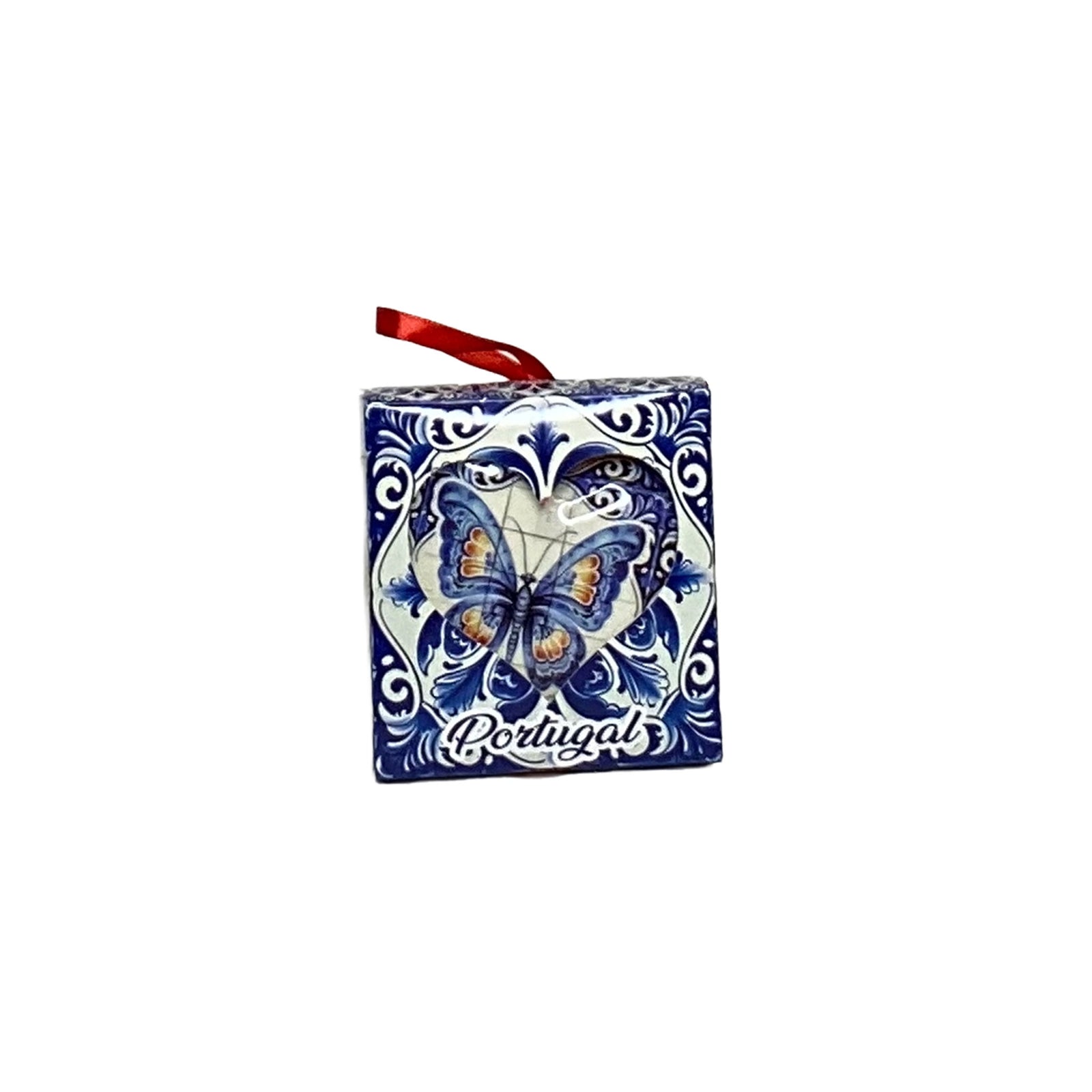 Butterfly  Heart Ornament