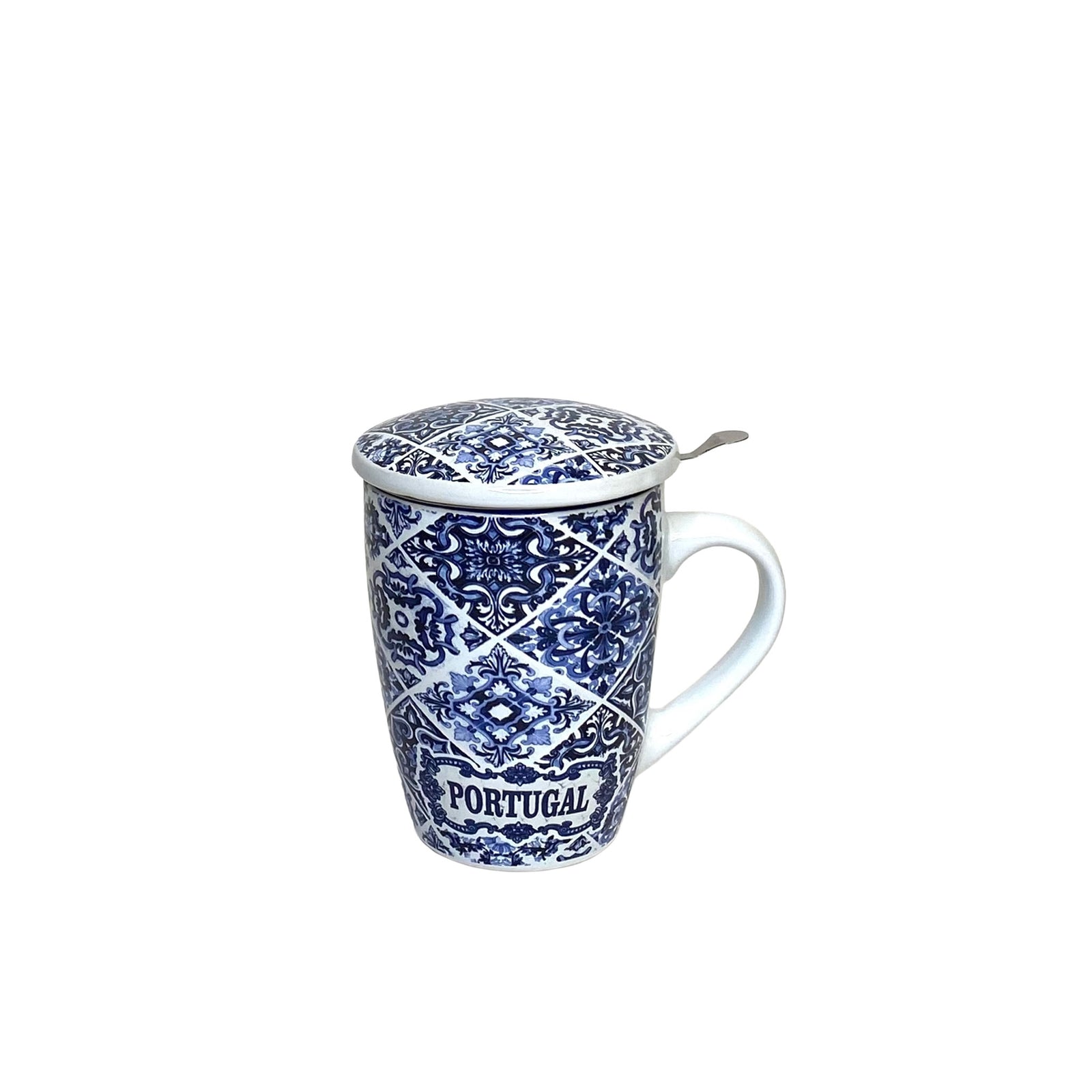 Porcelain Tea Cup w/Screen