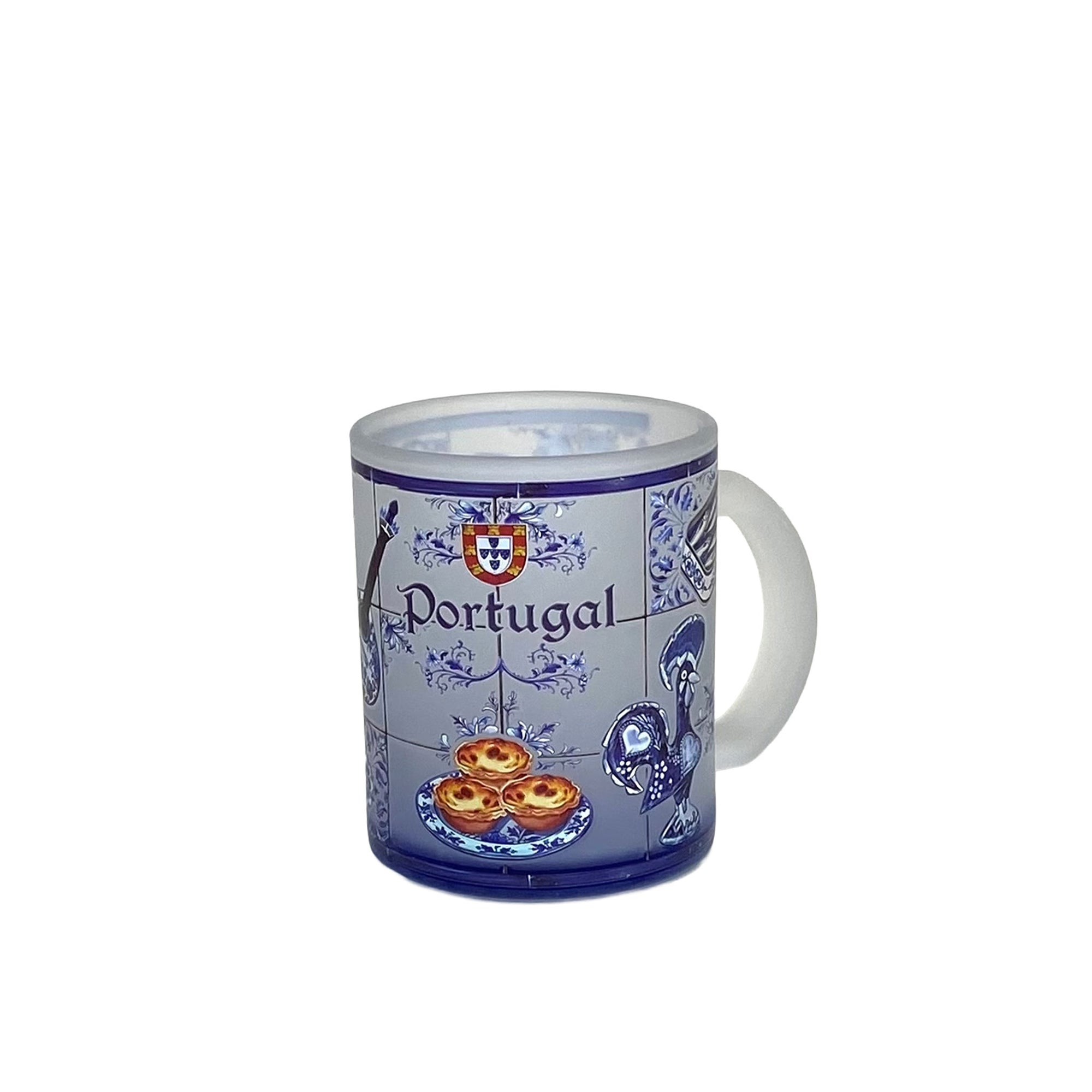 Glass Reg. Coffee w/Pastel