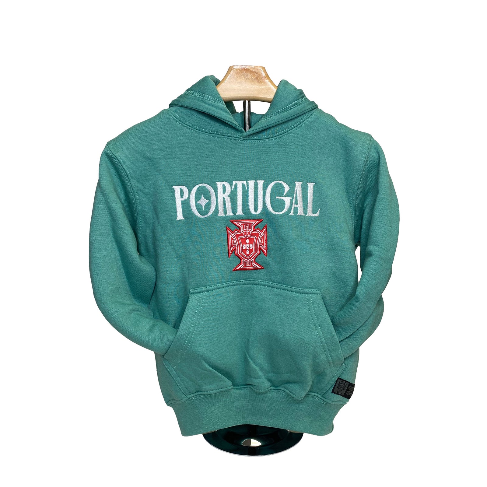 Port. Kids Hoodie Green
