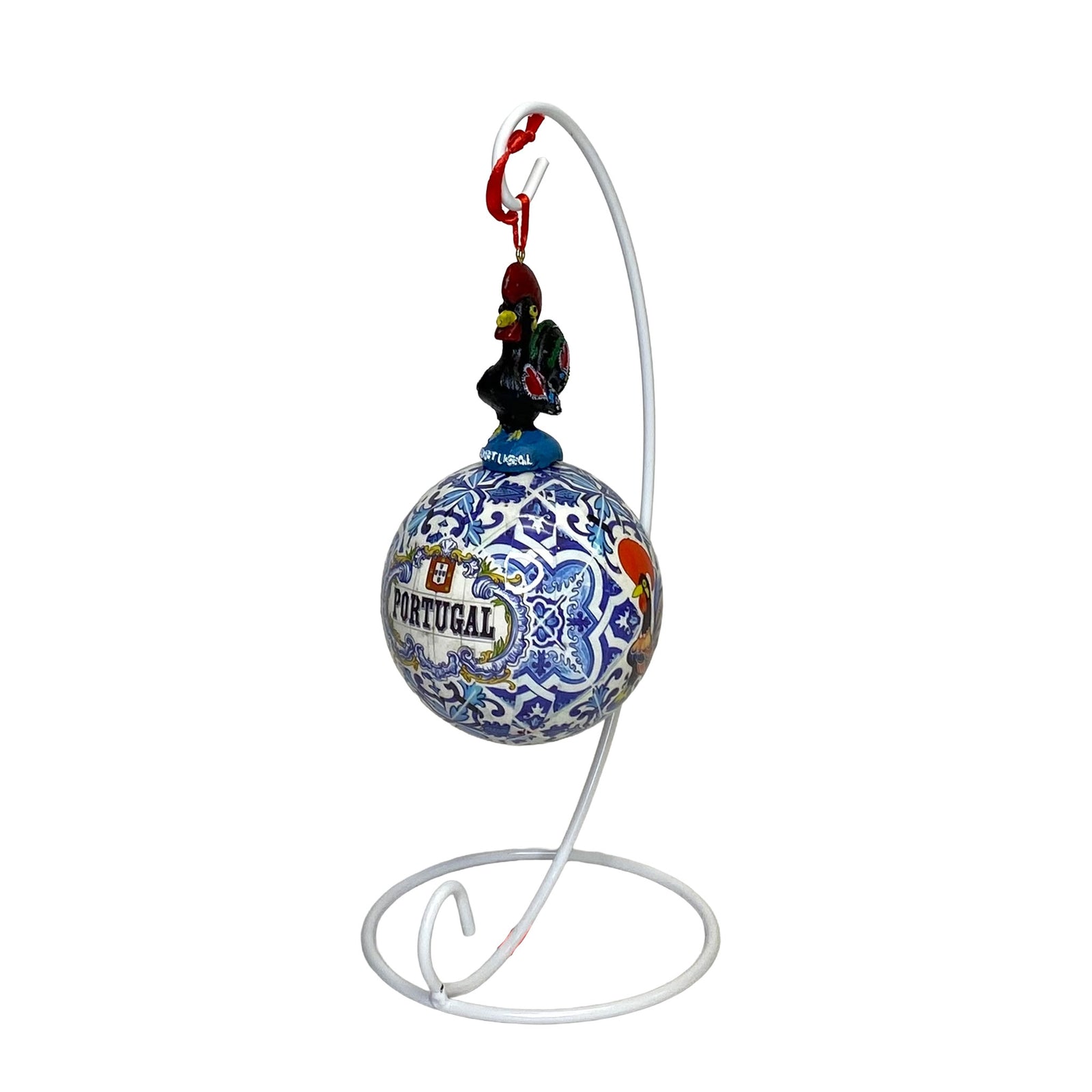 Ball Ornament W/Rooster