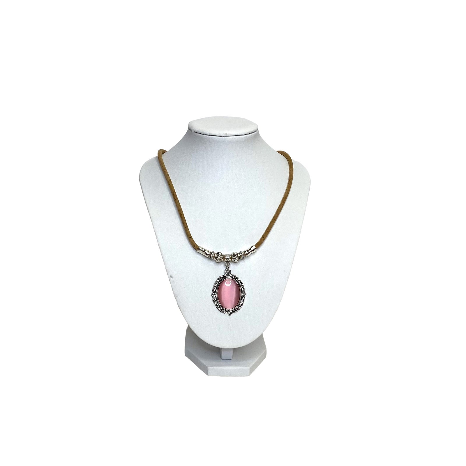 Cork Pink Necklace
