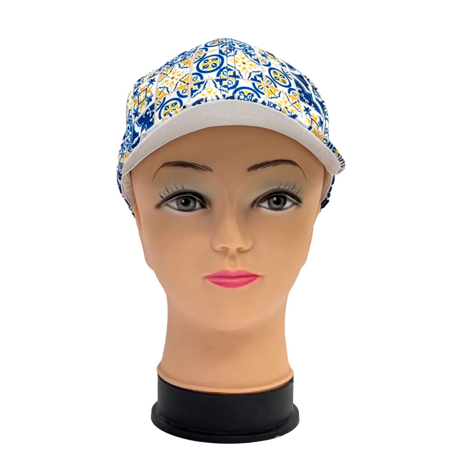 Blue Mosaic Hat