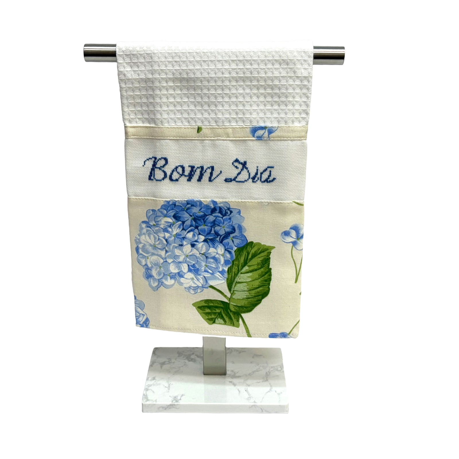 Dish Cloth Blue Hydrangeas