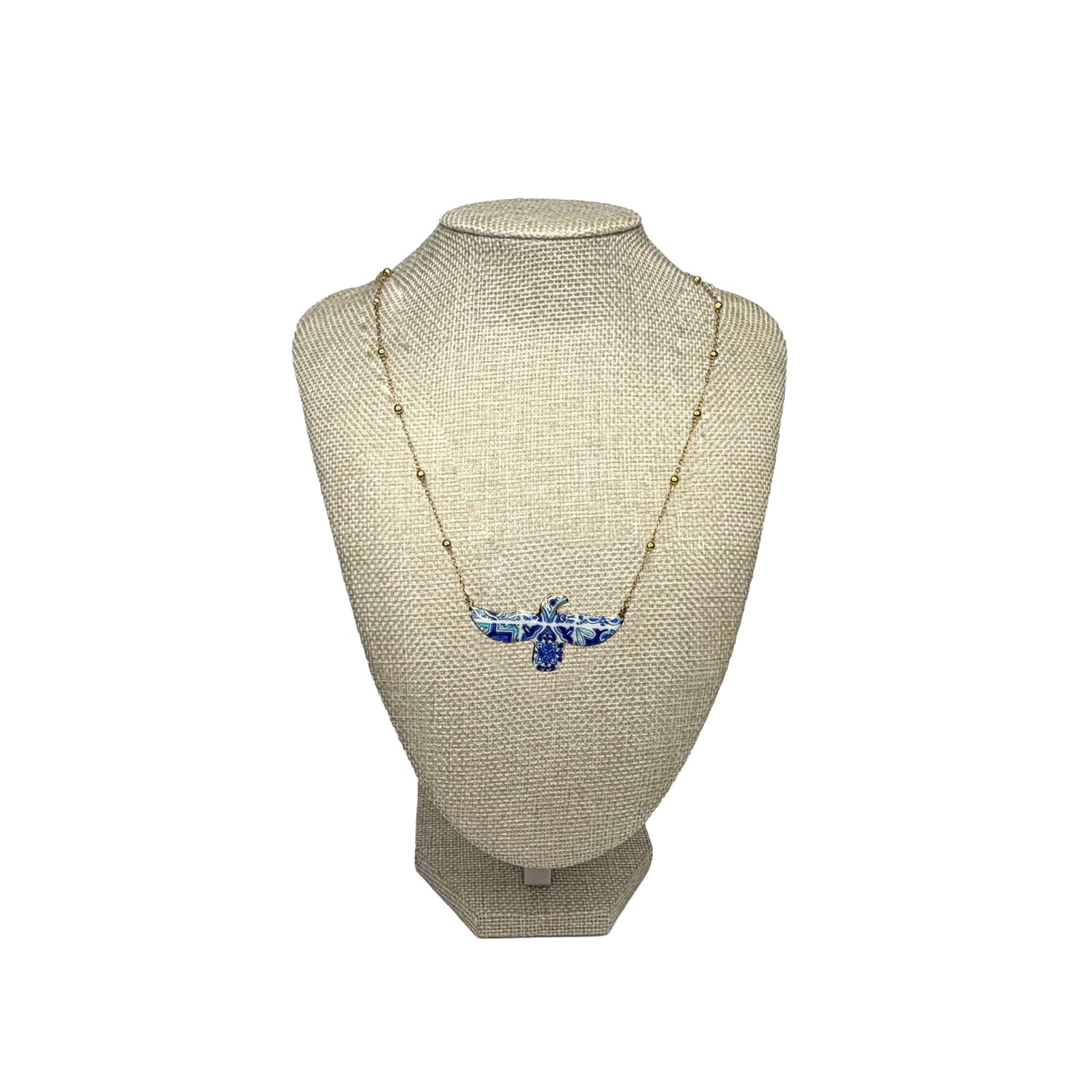 Necklace Mosaic Blue