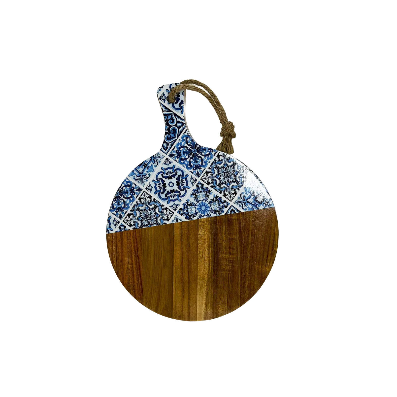 Wood Board in Blue Mosaic