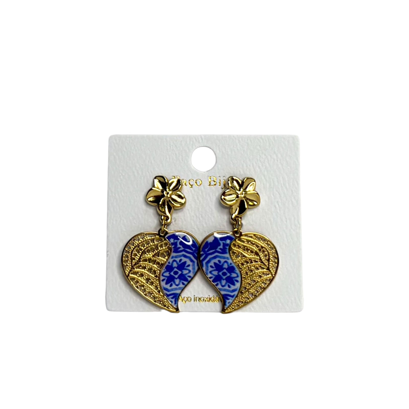 Mosaic Gold Earrings