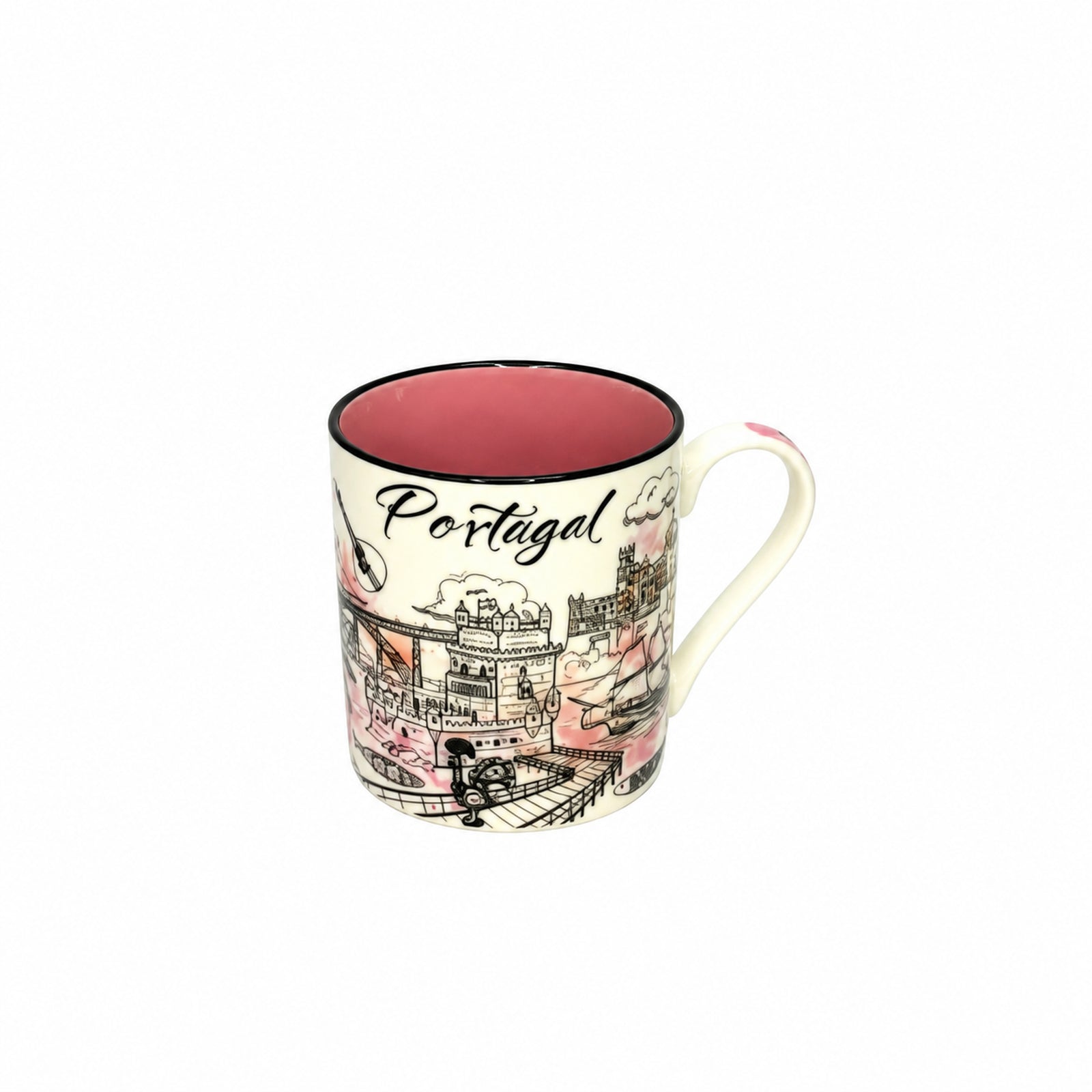 Coffee Mug Pink Inside