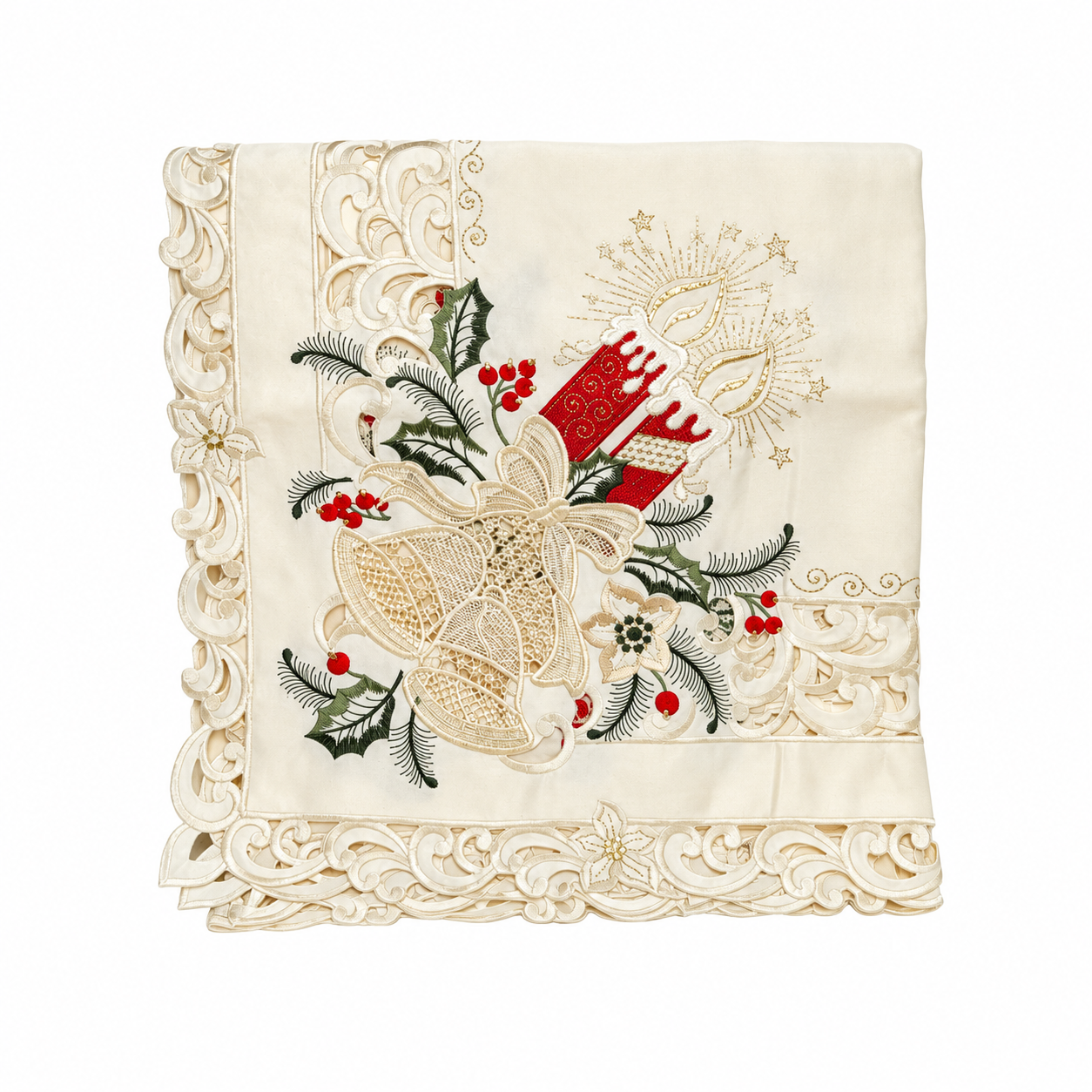 Christmas Tablecloth w/Bells