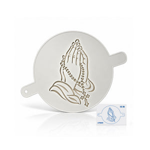 Praying Hands Stencil