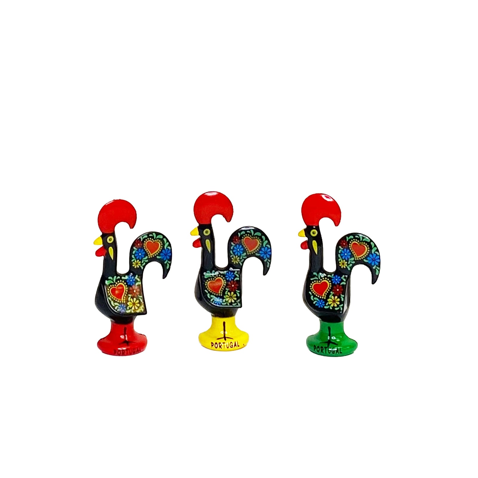 Rooster Magnet 3pc Set 3.5"